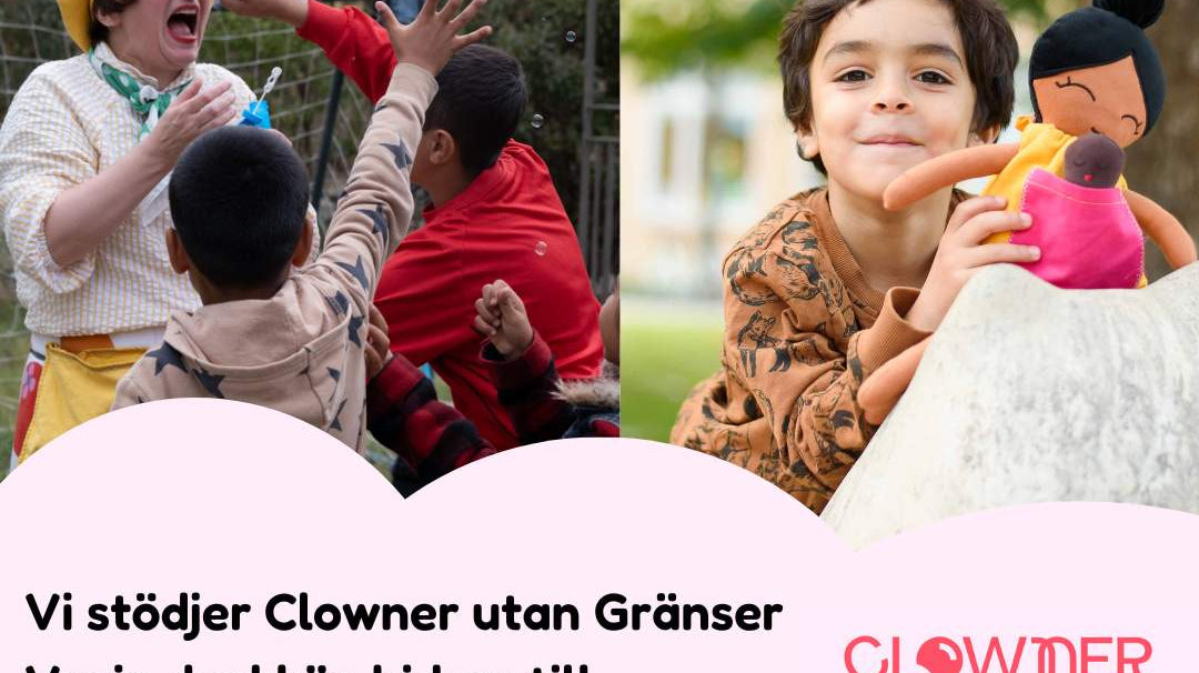 Watoto Arts stödjer Clowner utan Gränsers viktiga arbete - Watotoarts.com