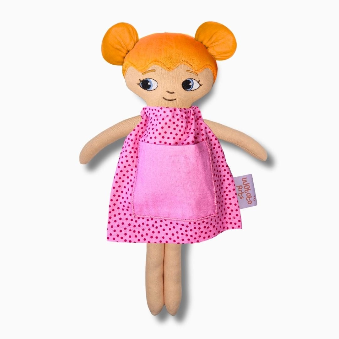 mjuk docka trygg lek barn