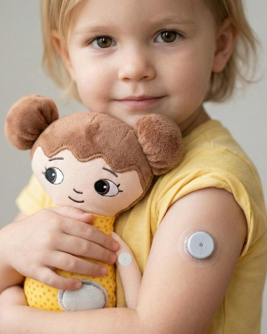 Mjuk Docka med Typ1 diabetes | Watoto Arts