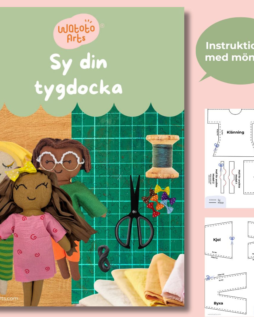 Skapa din egen unika docka – DIY Dockkit | Watoto Arts
