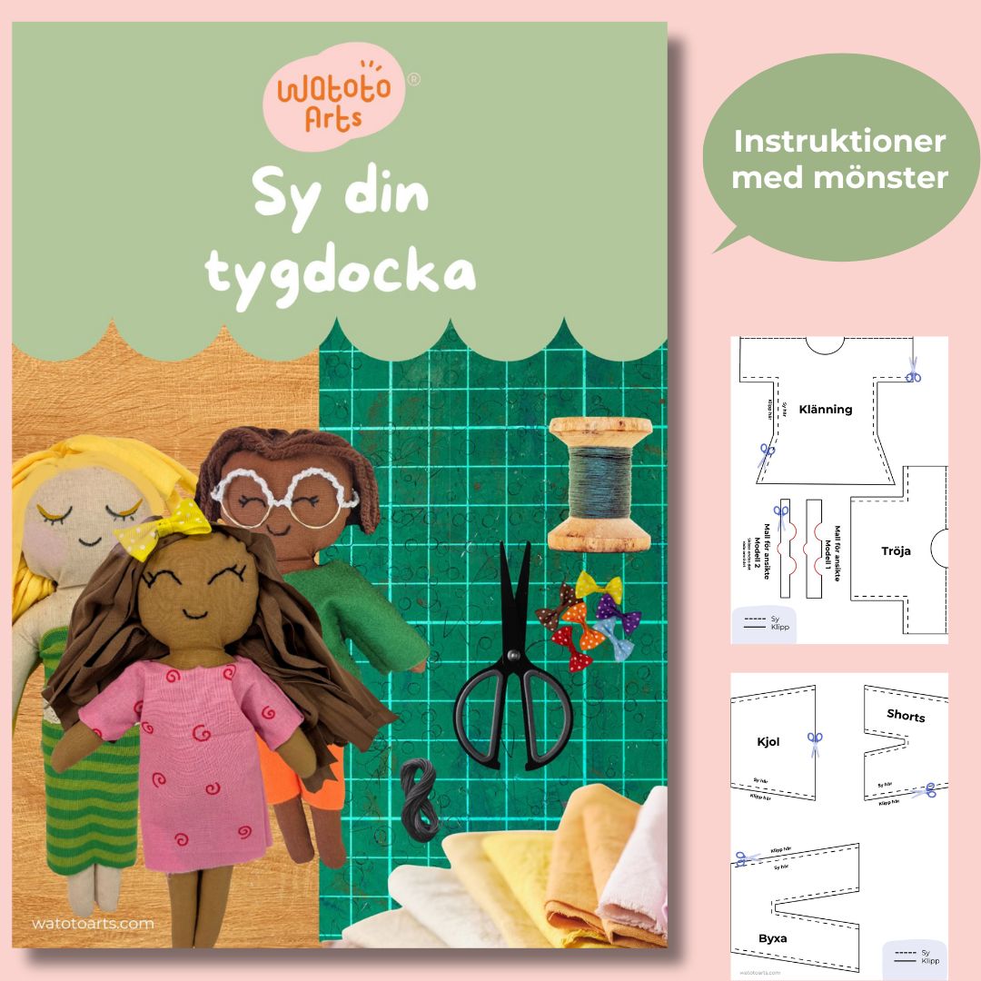 Skapa din egen unika docka – DIY Dockkit | Watoto Arts