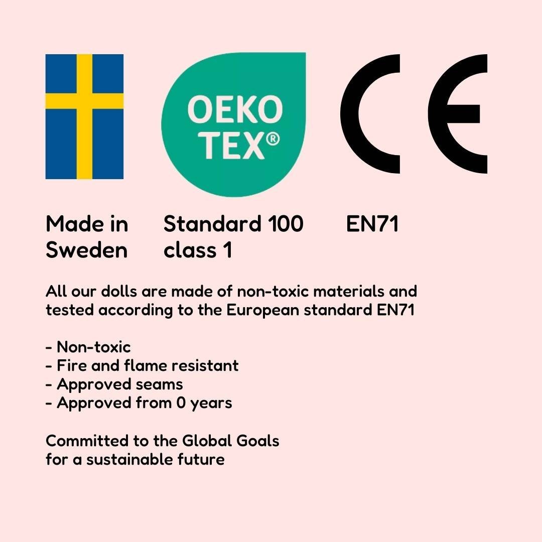 Alla watoto arts produkter är ekologiska och giftfria, tillverkade i Sverige