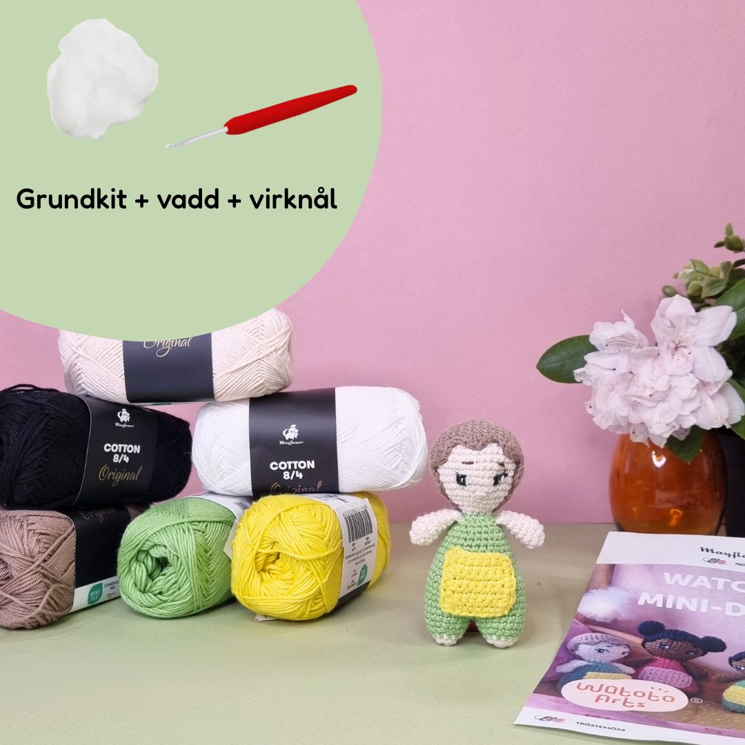 Virka en Watoto Mini - docka Bo – DIY - kit