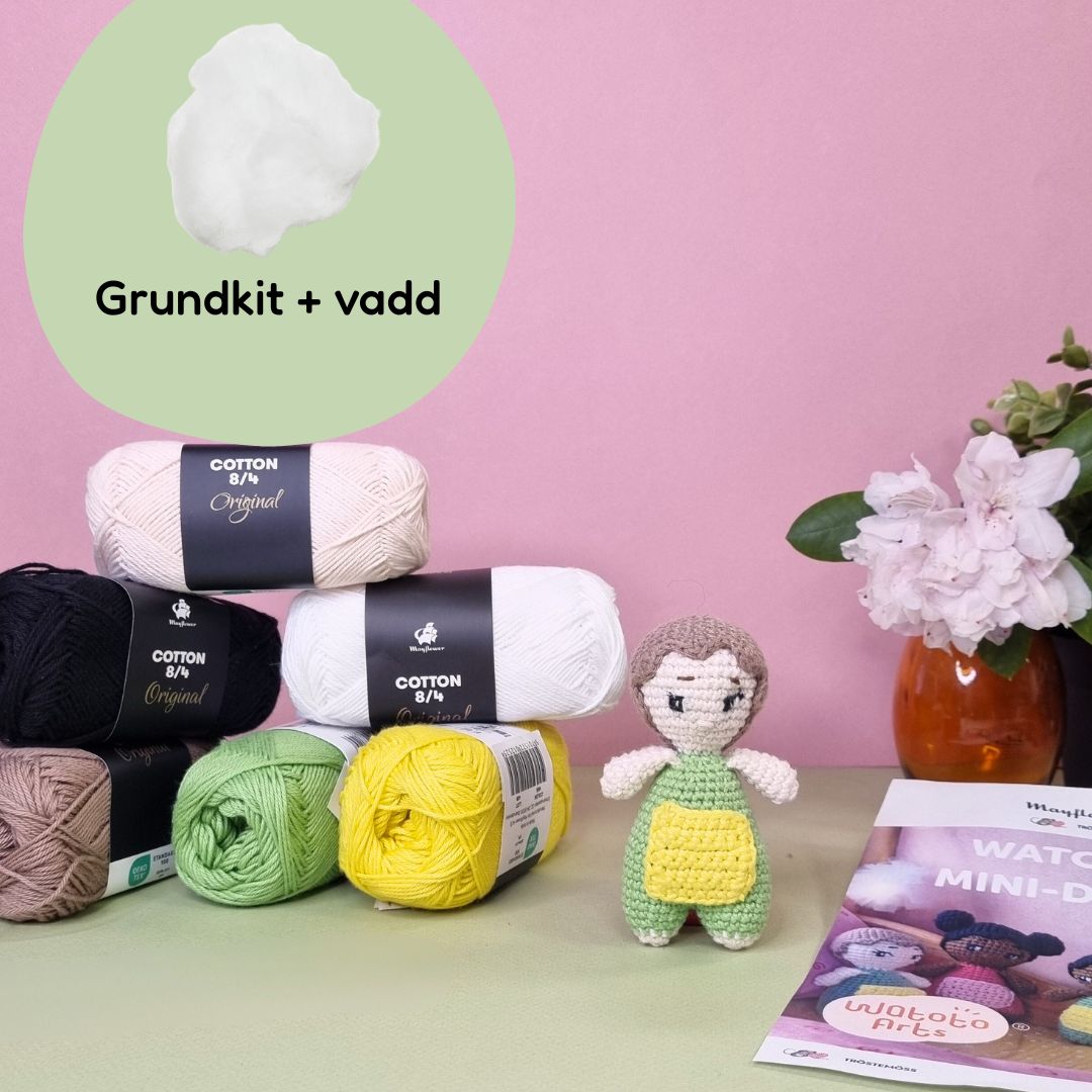 Virka en Watoto Mini - docka Bo – DIY - kit