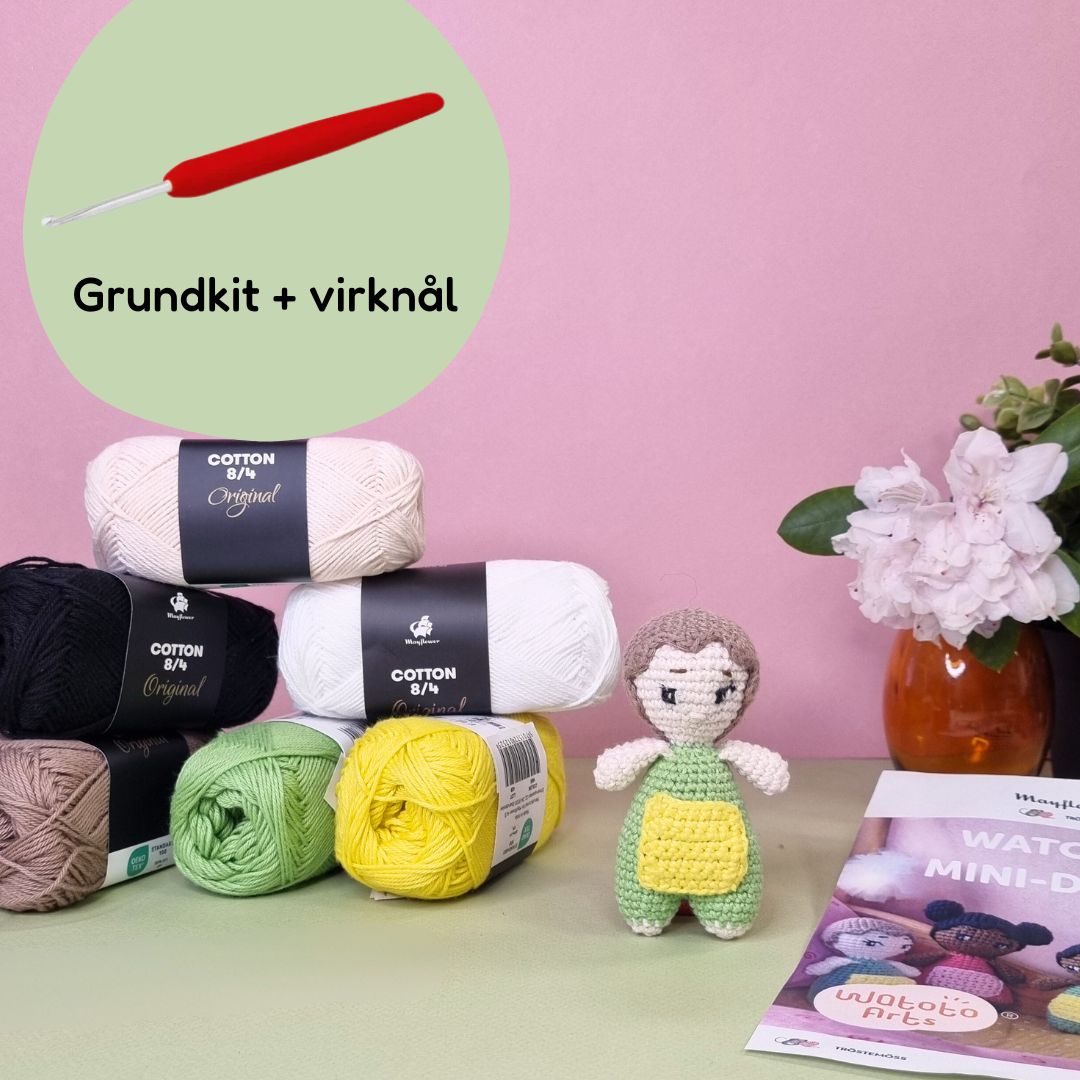 Virka en Watoto Mini - docka Bo – DIY - kit