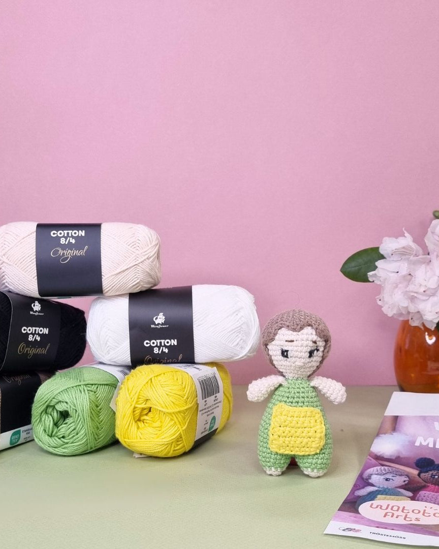 Virka en Watoto Mini - docka Bo – DIY - kit