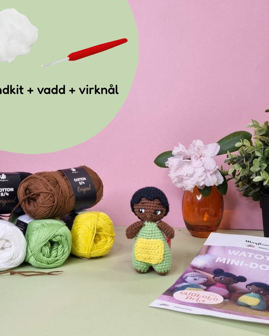 Virka en Watoto Mini - docka Leo – DIY - kit