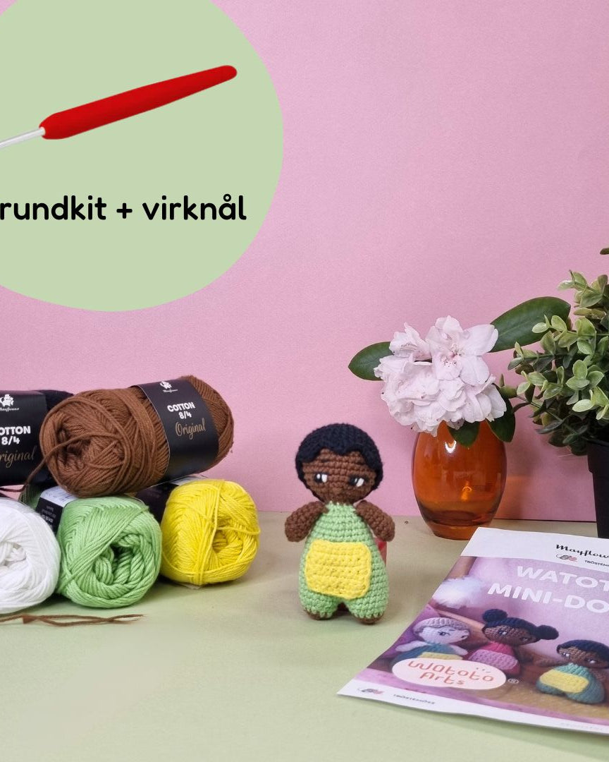 Virka en Watoto Mini - docka Leo – DIY - kit