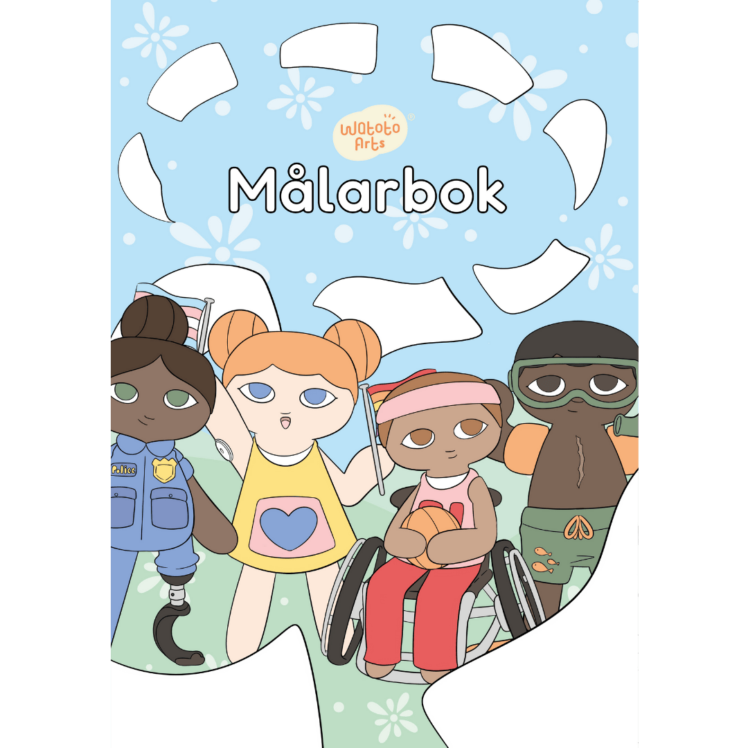 Watoto Arts | Målarbok – En Inkluderande Målarbok för Barn