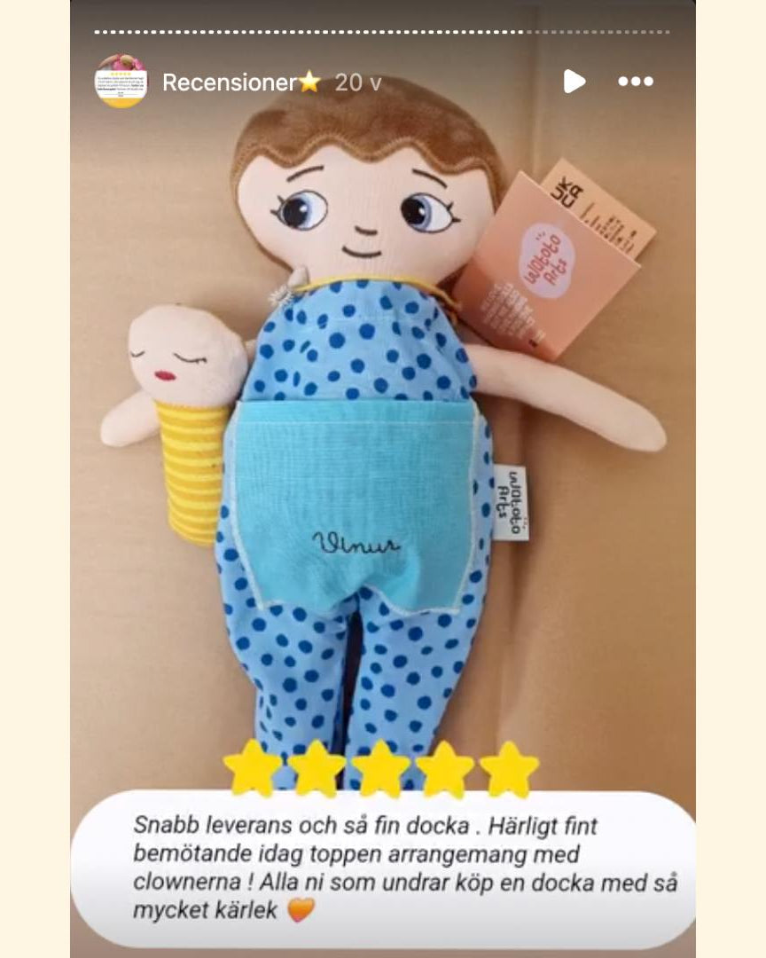 Watoto Arts | Mjuk docka Hugo