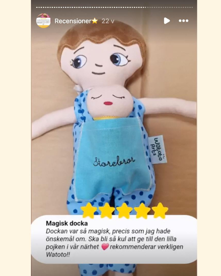 Watoto Arts | Mjuk docka Hugo