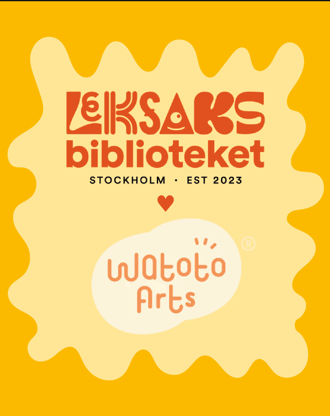leksaksbiblioteket och watoto arts inleder ett samarbete