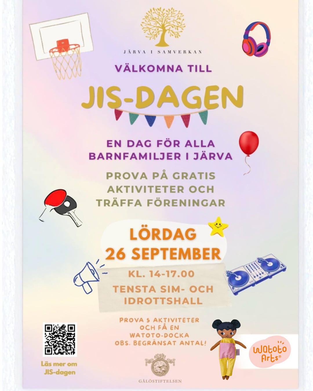 150 dockor ger bort till 150 barn under JIS-dagen i Tensta