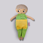 Docka farfar/morfar med glasögon