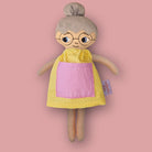 Docka mormor/farmor med glasögon