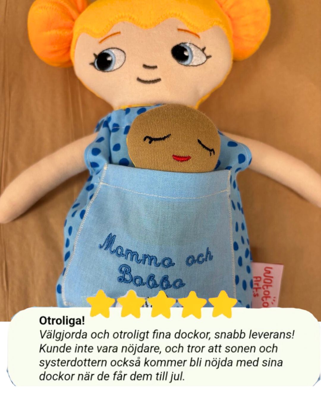 mjuk docka present barn