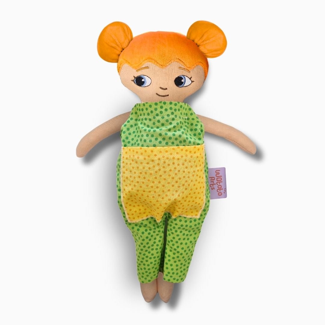 mjuk docka present barn