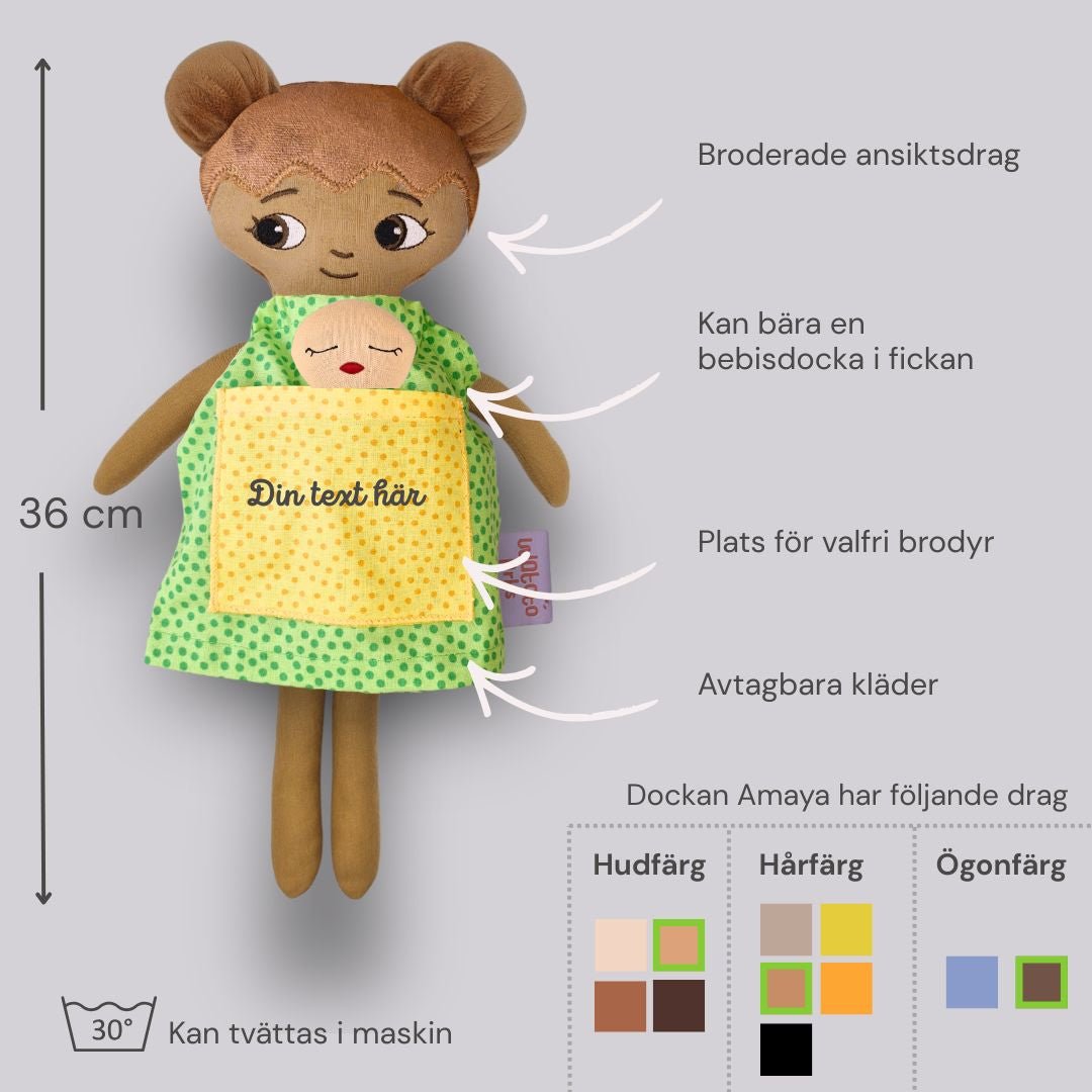 personlig docka med namn barn