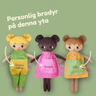 Mjuk docka med gastrostomiknapp/PEG knapp i magen| Watoto Arts