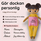 Mjuk docka med personlig brodyr | Dockan Olle