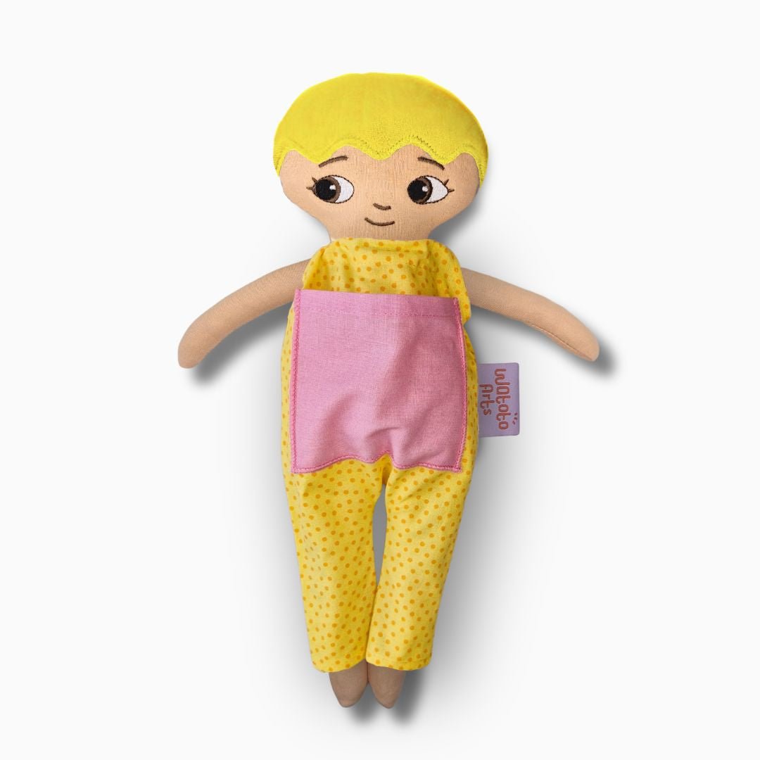 Mjuk docka med personlig brodyr | Dockan Sander