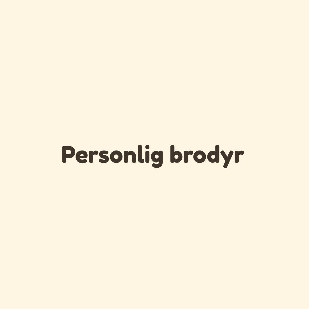 Tilläg: personlig brodyr