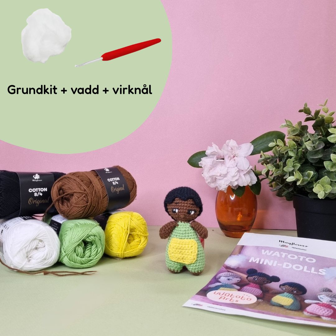 Virka en Watoto Mini - docka Leo – DIY - kit