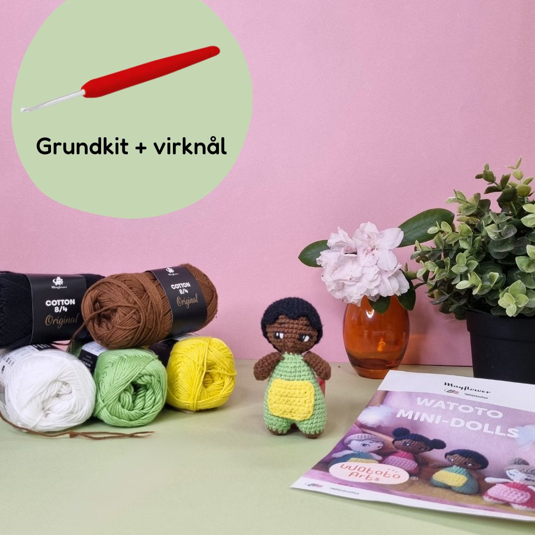 Virka en Watoto Mini - docka Leo – DIY - kit