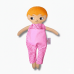 Watoto Arts | Dockkläder | Rosa Prickig Jumpsuit