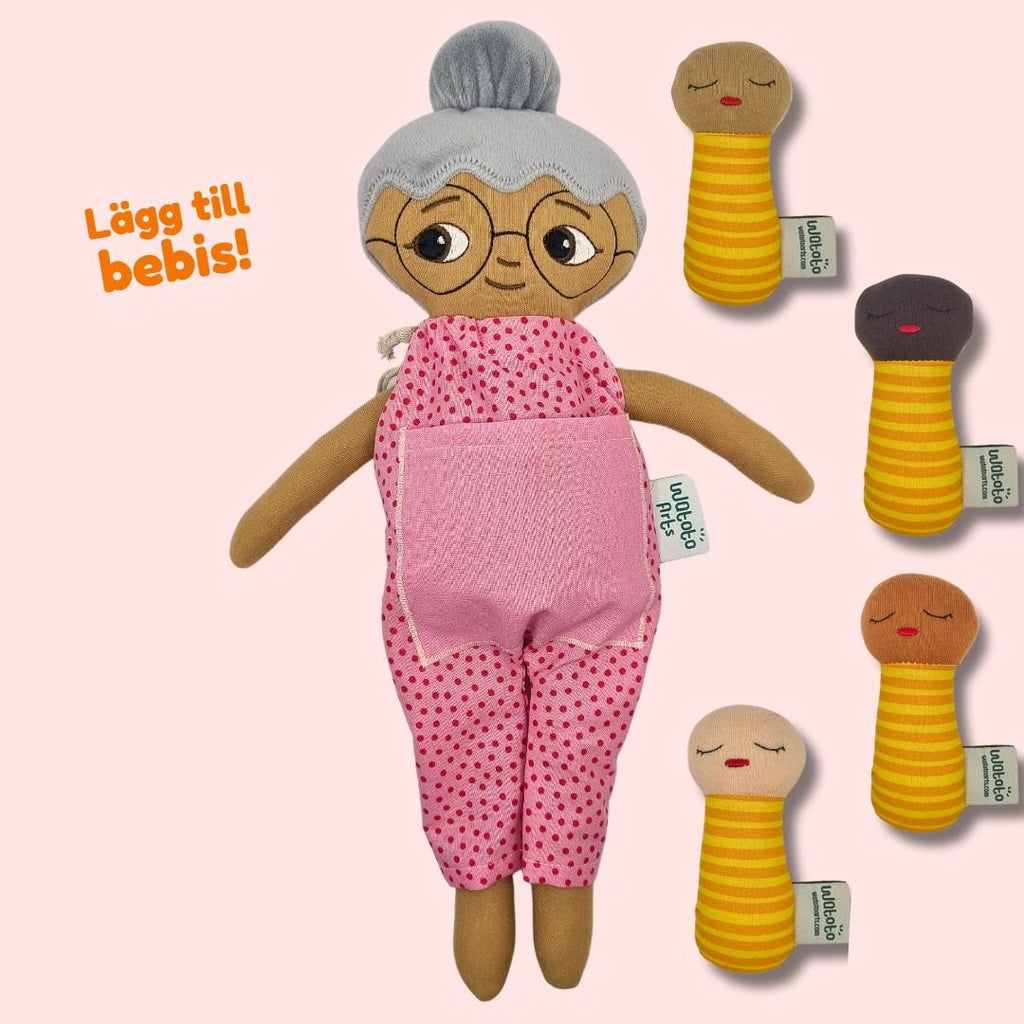 Watoto Arts | Mormor/Farmor/farfar/morfar docka